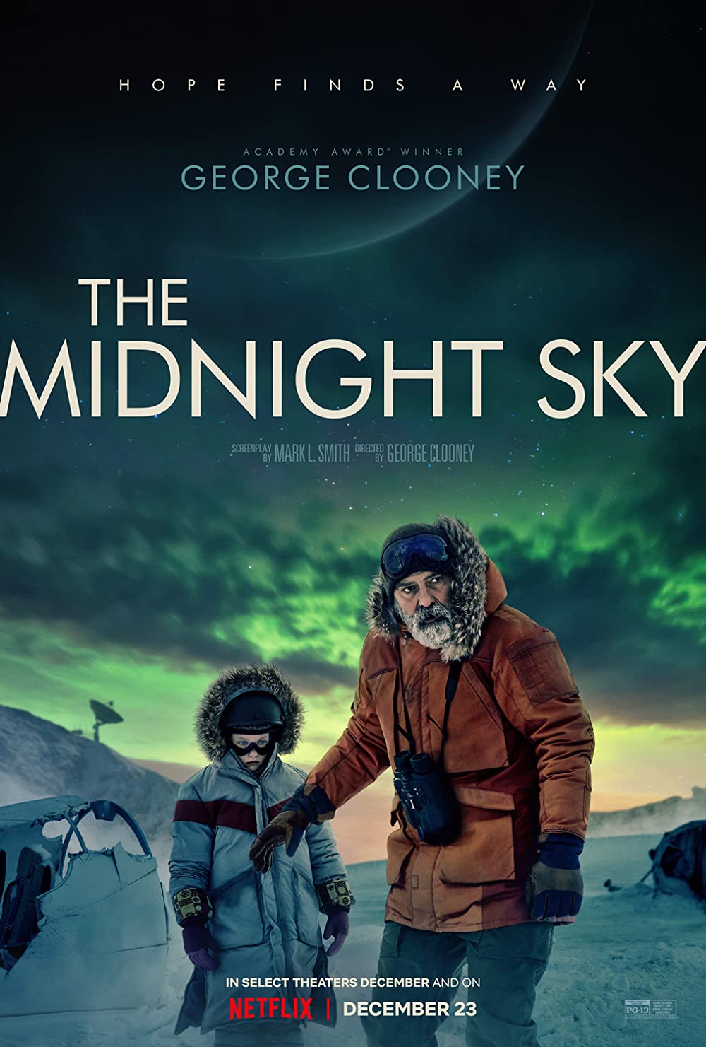 Poster phim The Midnight Sky (Lấp Lánh Trời Đêm)
