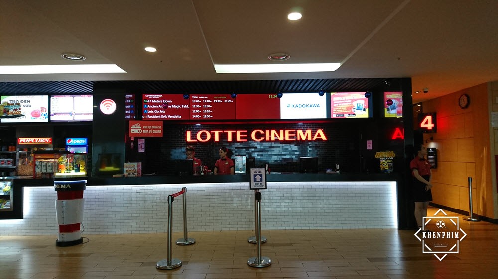 Quầy vé Lotte Cinema Now Zone
