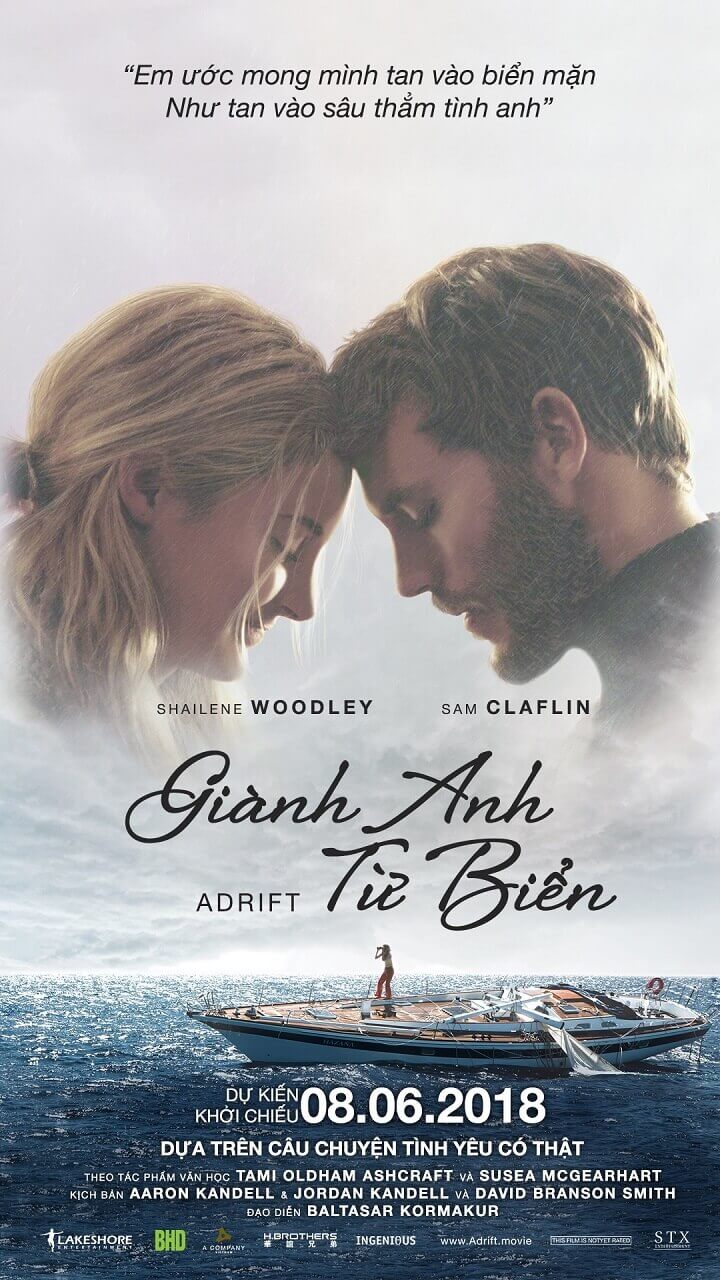Poster phim Adrift (Giành Anh Từ Biển)