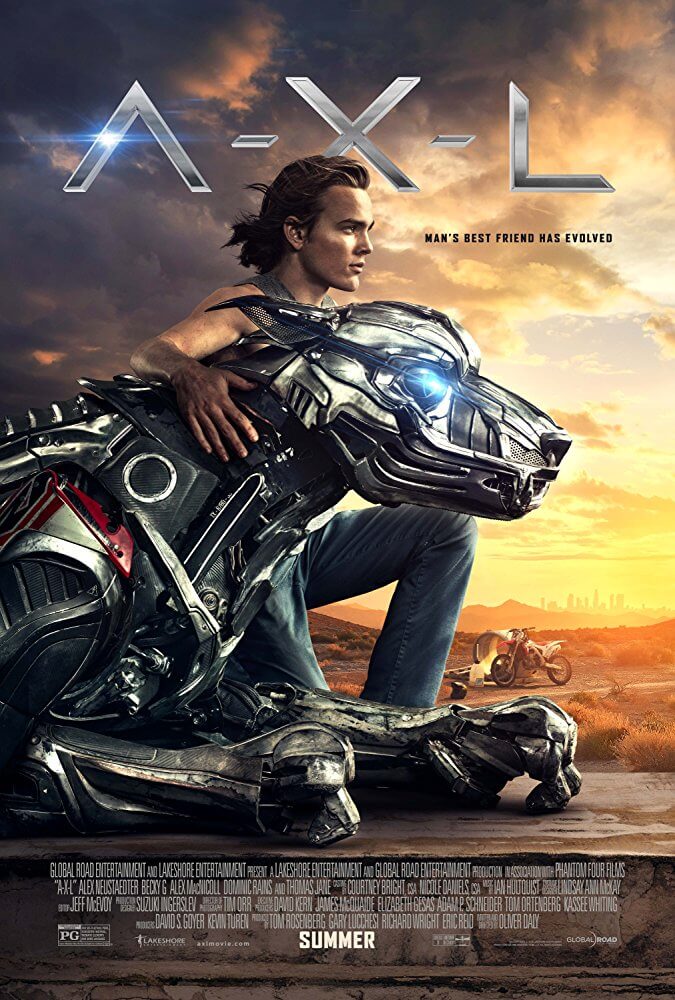 Poster phim A-X-L Chú Chó Robot