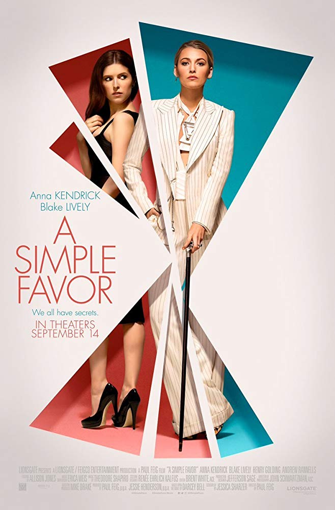 Poster phim A Simple Favor (Lời thỉnh cầu bí ẩn)
