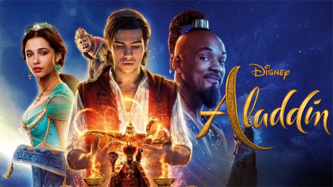 Banner đầu bài phim Aladdin