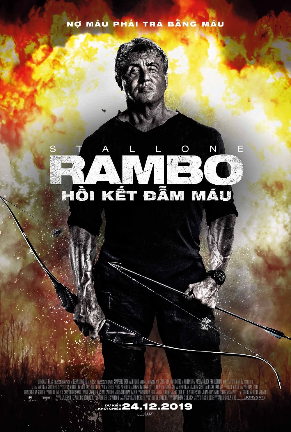 Poster phim Rambo: Hồi Kết Đẫm Máu