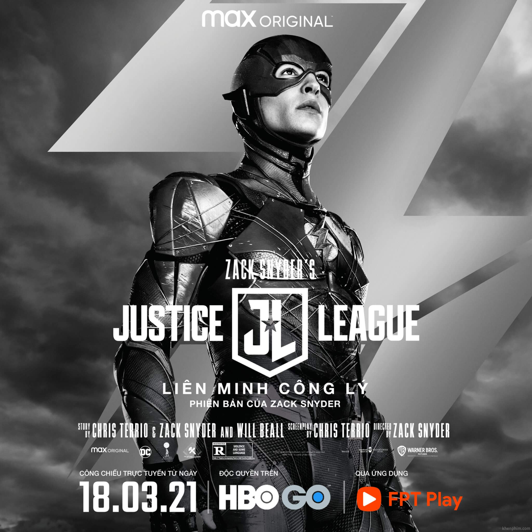 Poster nhân vật trong phim Zack Snyder's Justice League - Flash
