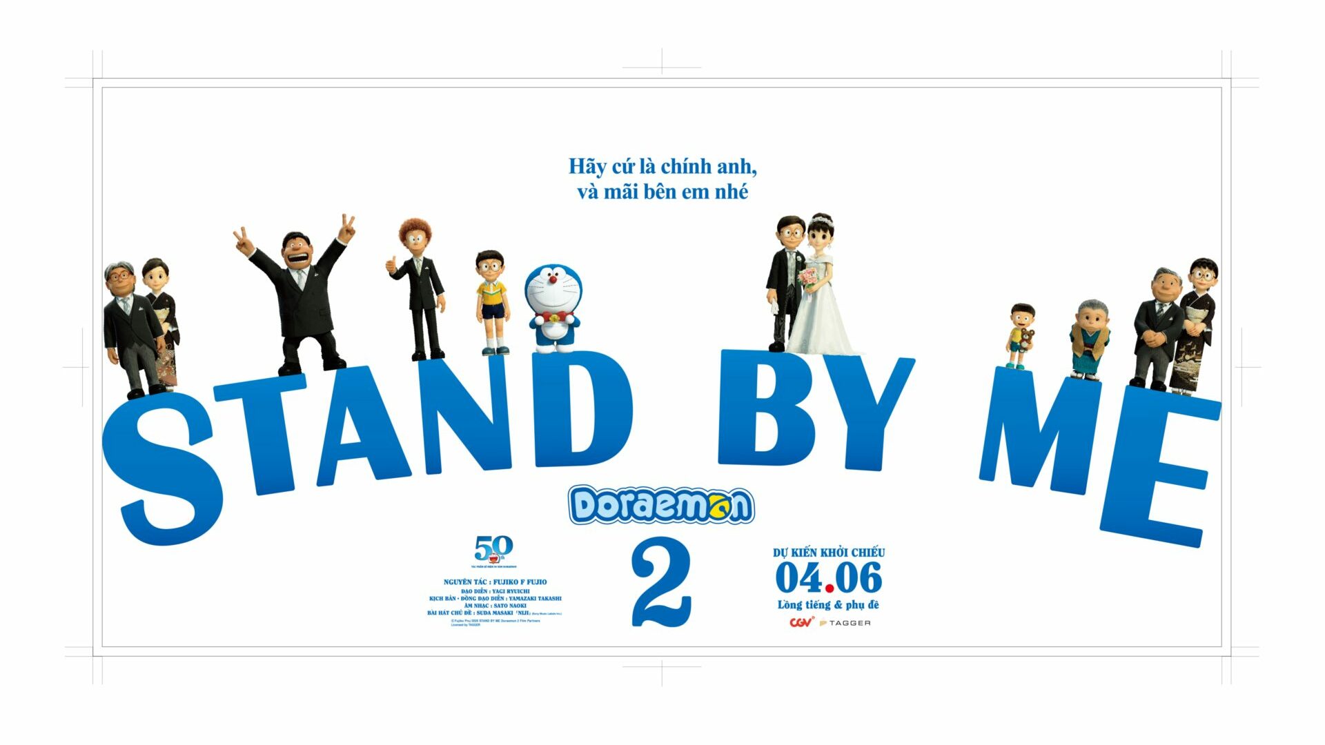 Banner bài review phim Doraemon Stand By Me 2