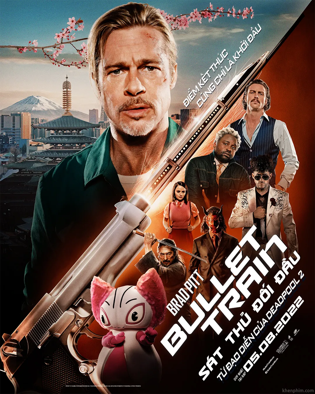 Poster phim Bullet Train: Sát Thủ Đối Đầu