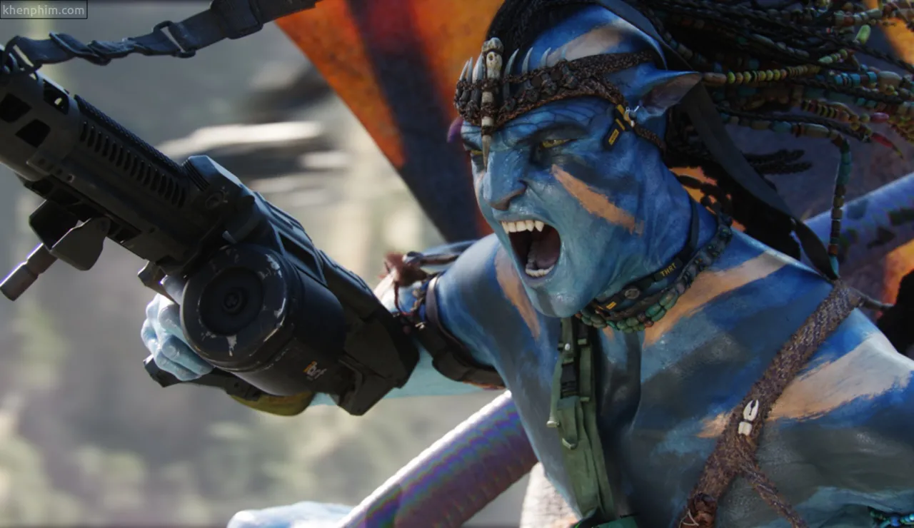 Tộc Navi chiến đấu chống lại quân xâm lược - phim Avatar