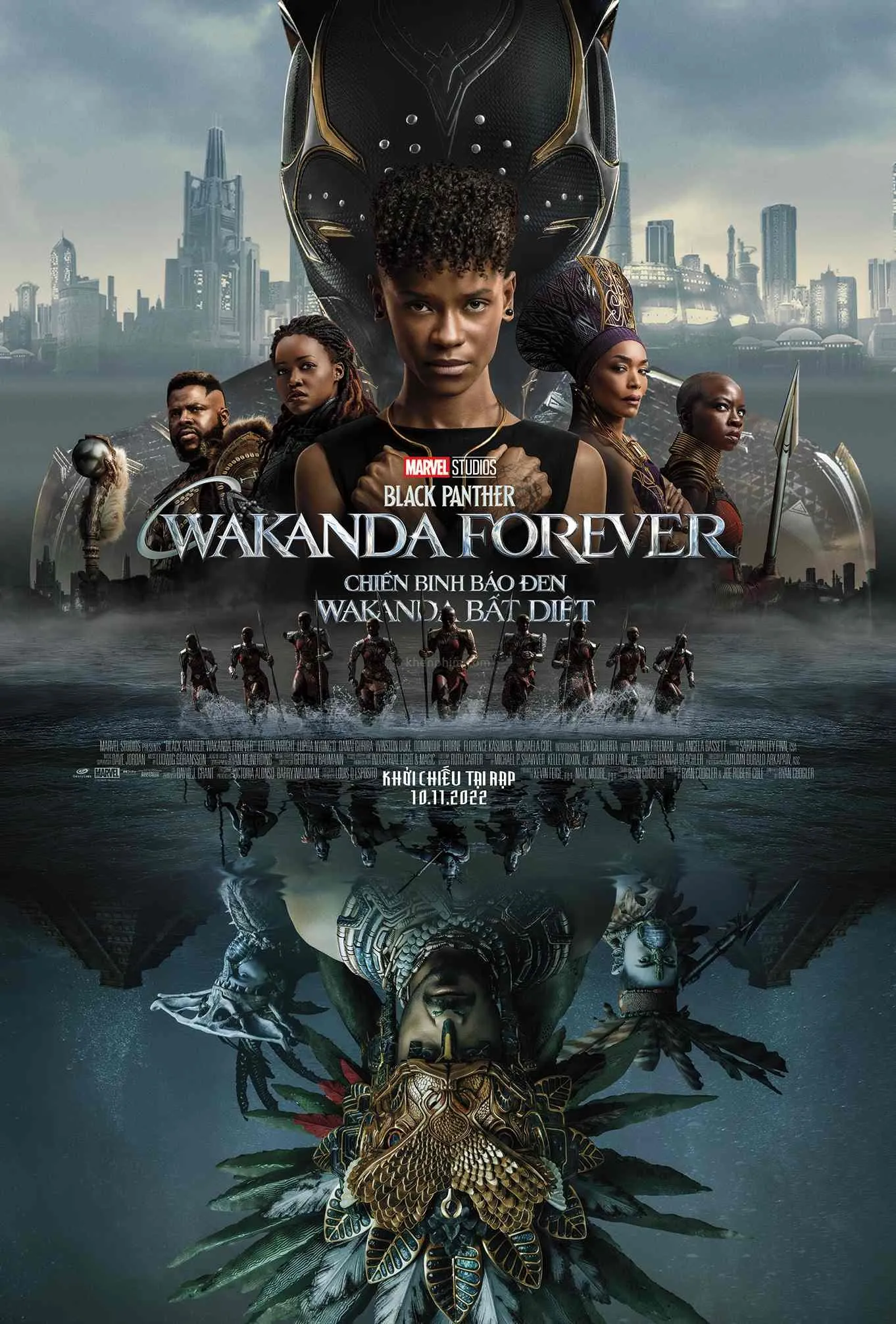 Poster phim Black Panther 2: Wakanda Forever (Chiến Binh Báo Đen 2: Wakanda Bất Diệt)
