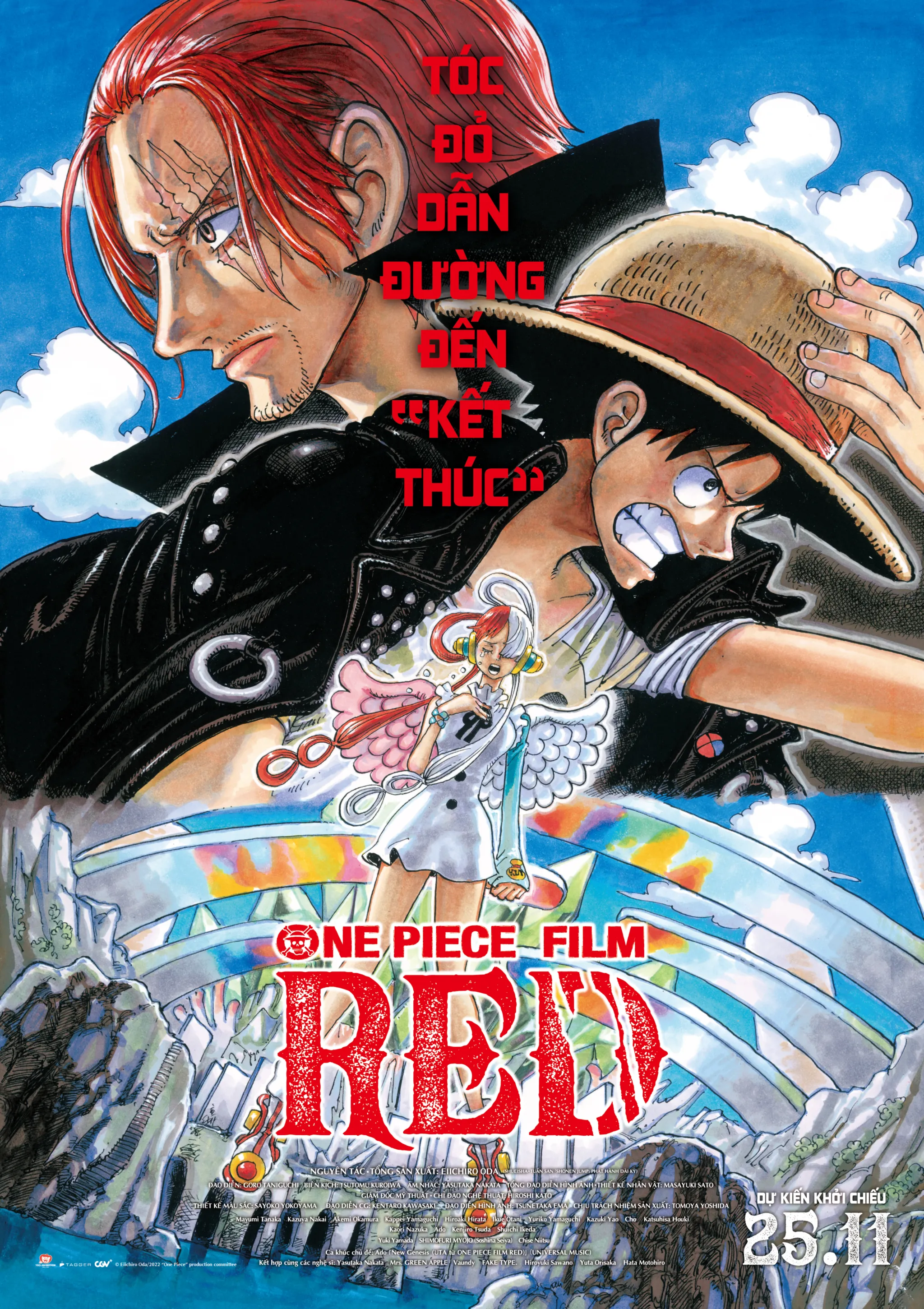 Poster phim One Piece Film Red