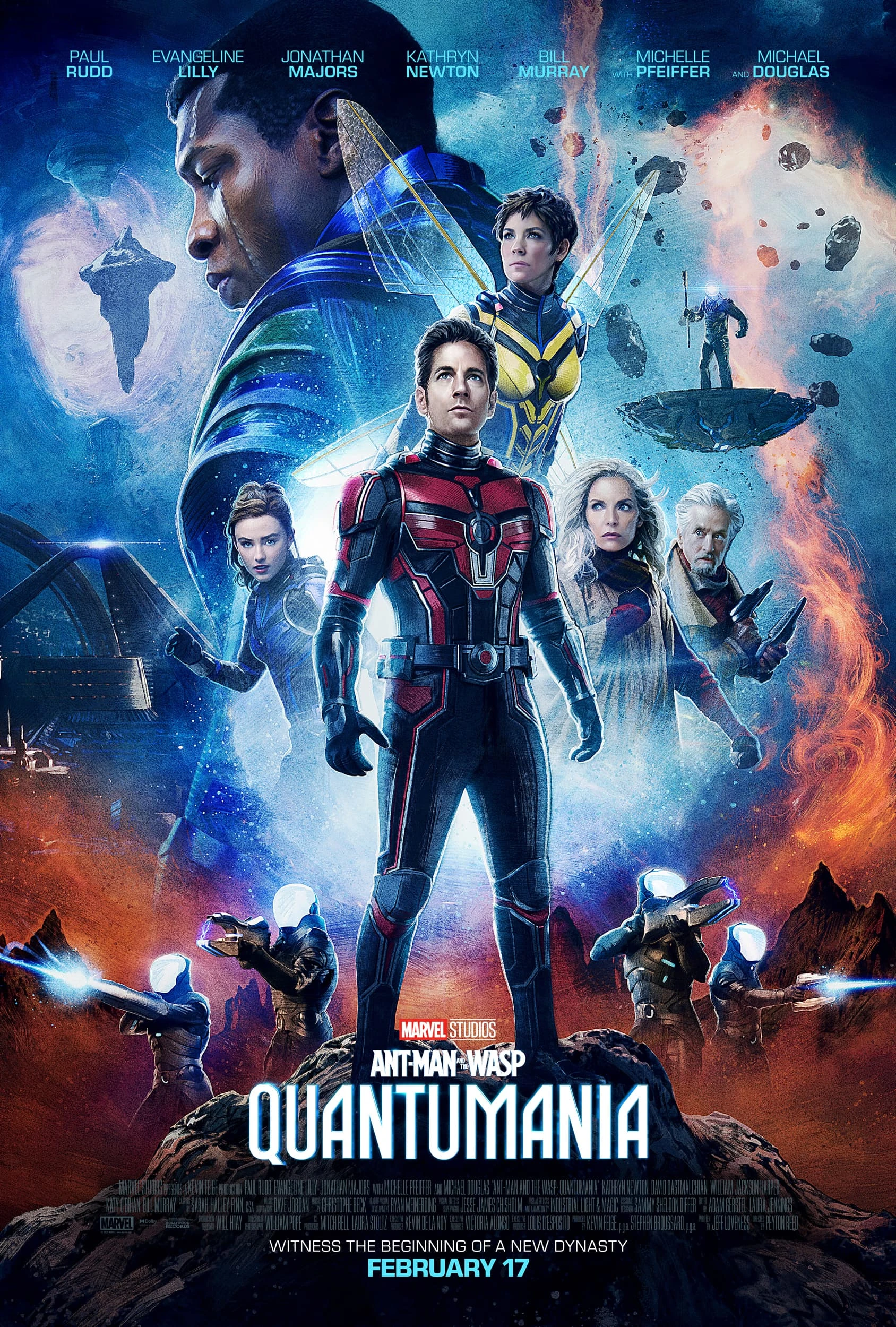 Đây là poster phim Ant-Man and the Wasp: Quantumania