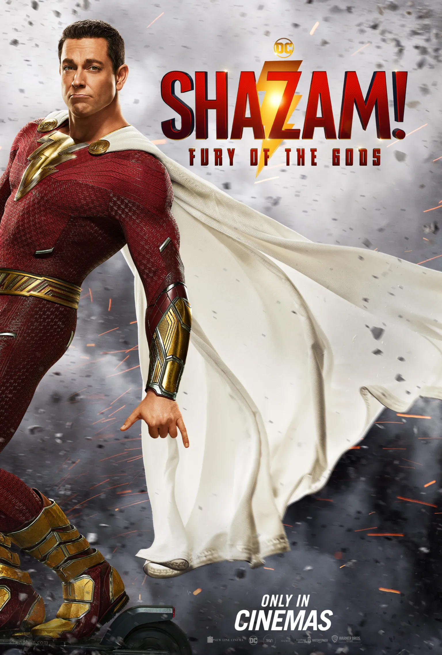 Poster phim Shazam! Cơn Thịnh Nộ Của Các Vị Thần