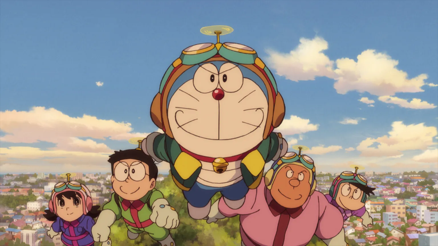 Banner bài review Phim Điện Ảnh Doraemon: Nobita Và Vùng Đất Lý Tưởng Trên Bầu Trời