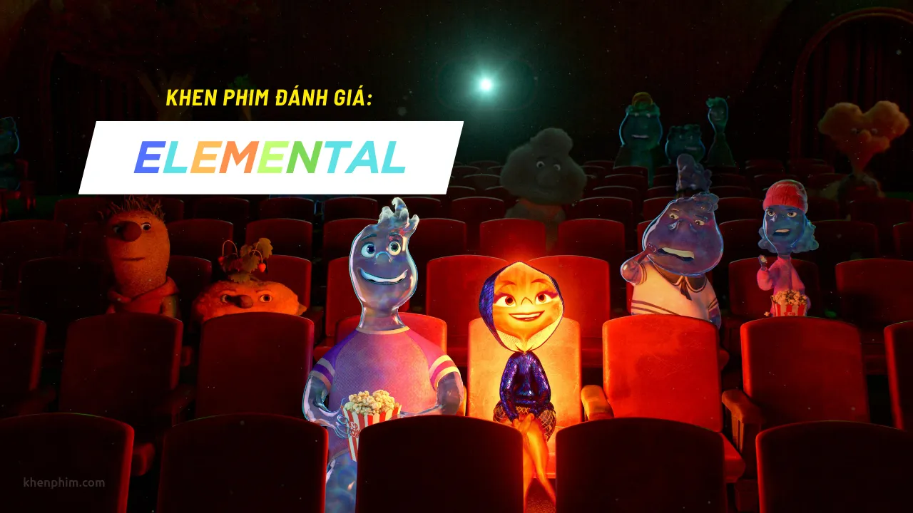 Banner bài review phim Elemental