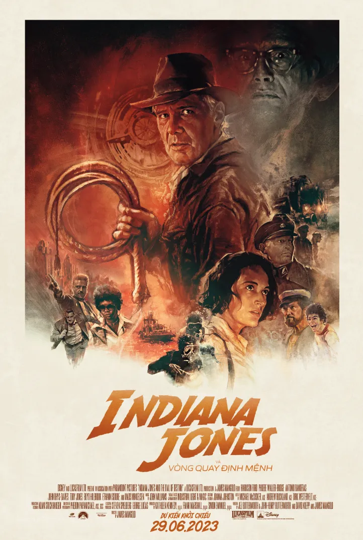 Poster phim Indiana Jones and the Dial of Destiny (Indiana Jones Và Vòng Quay Định Mệnh)