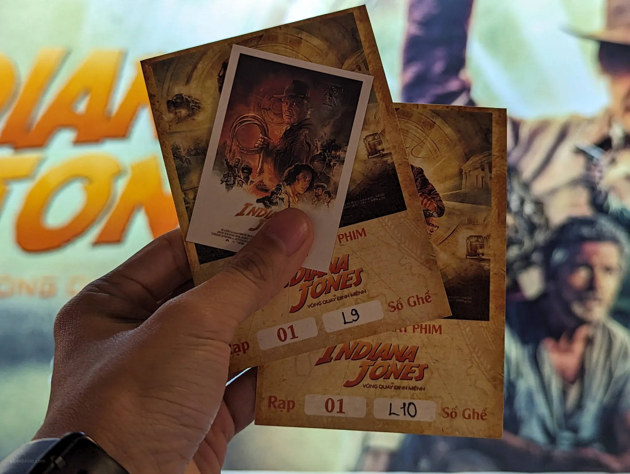 Vé xem phim Indiana Jones Và Vòng Quay Định Mệnh