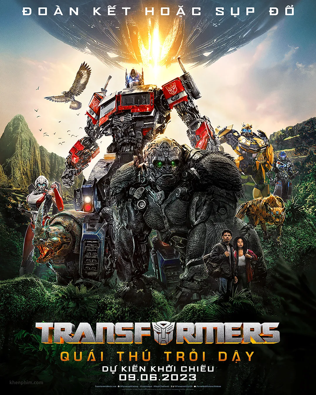 Poster phim Transformers: Quái Thú Trỗi Dậy - Poster phim Transformers 7: Quái Thú Trỗi Dậy