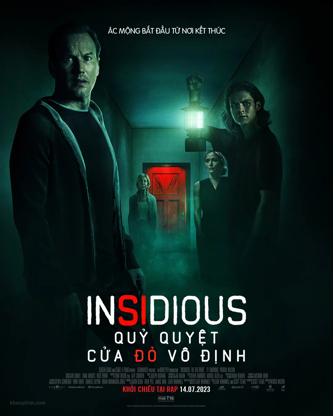 Poster phim Insidious 5: The Red Door (Quỷ Quyệt: Cửa Đỏ Vô Định)