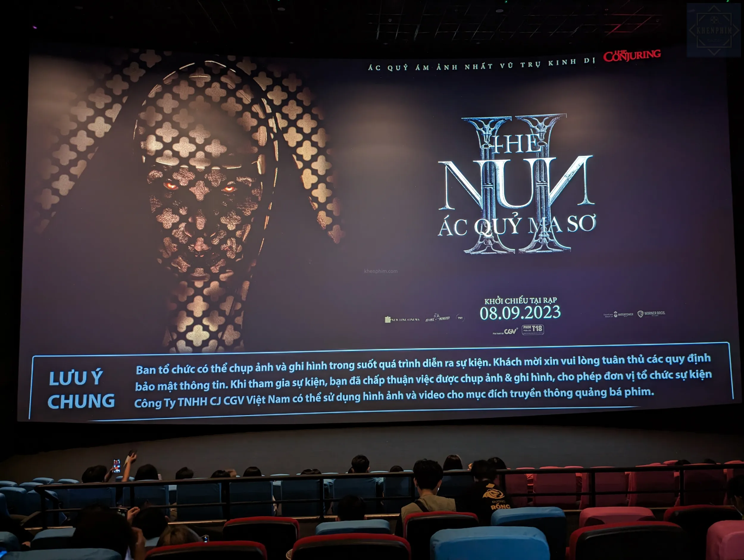 Ảnh tại buổi họp báo ra mắt phim The Nun II