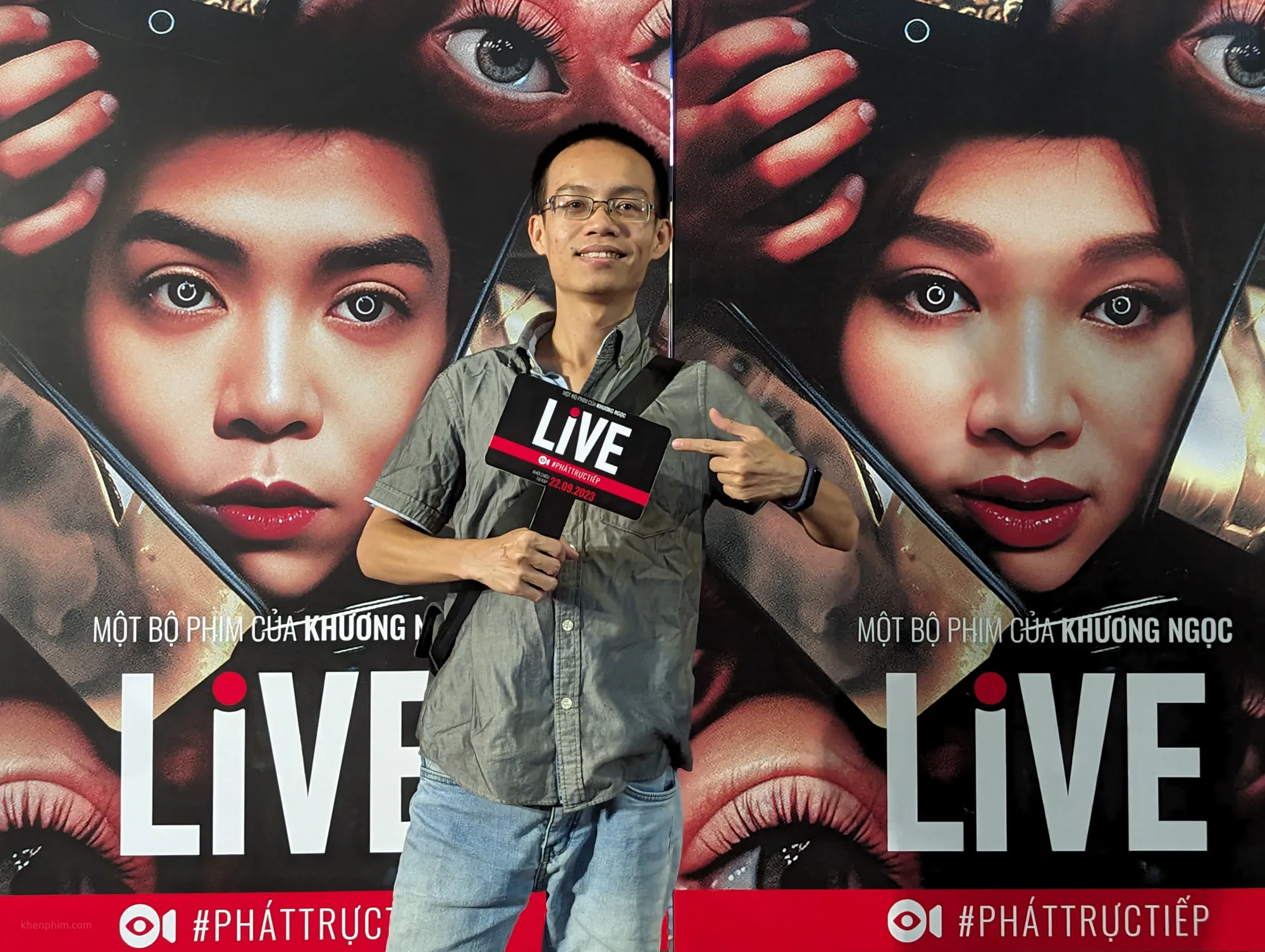 Admin Khen Phim tham dự sự kiện ra mắt phim #Live - #PhátTrựcTiếp