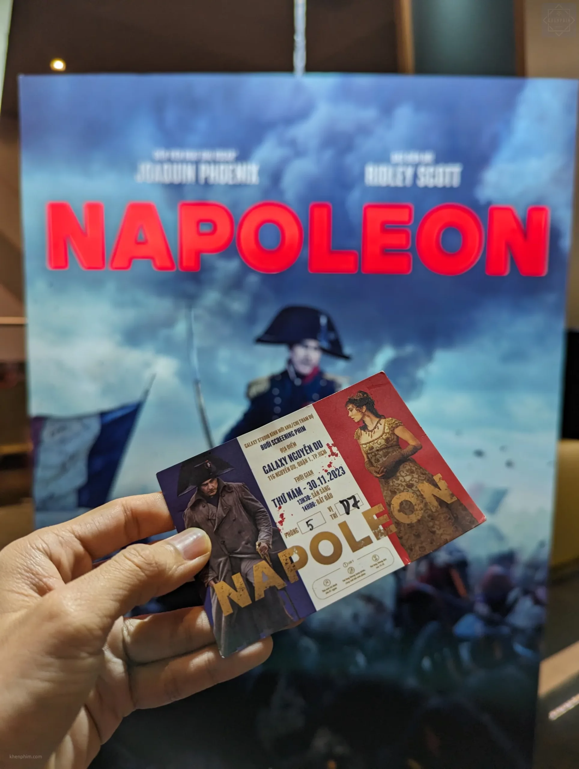 Vé xem phim Đế Chế Napoleon