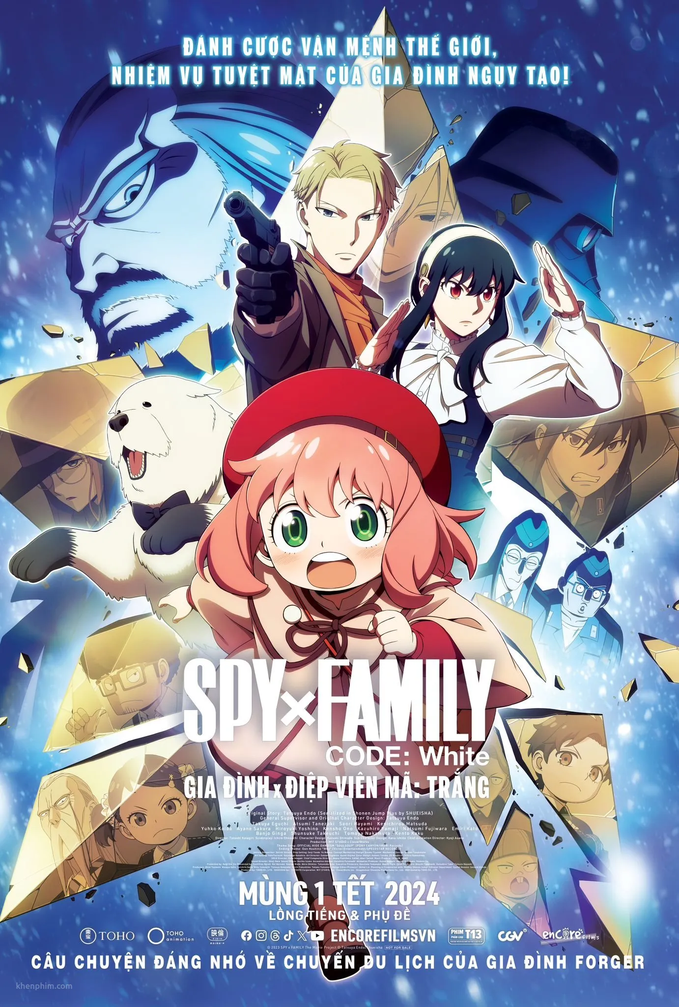 Poster phim Spy × Family Code: White (Điệp Viên x Gia Đình Mã: Trắng)
