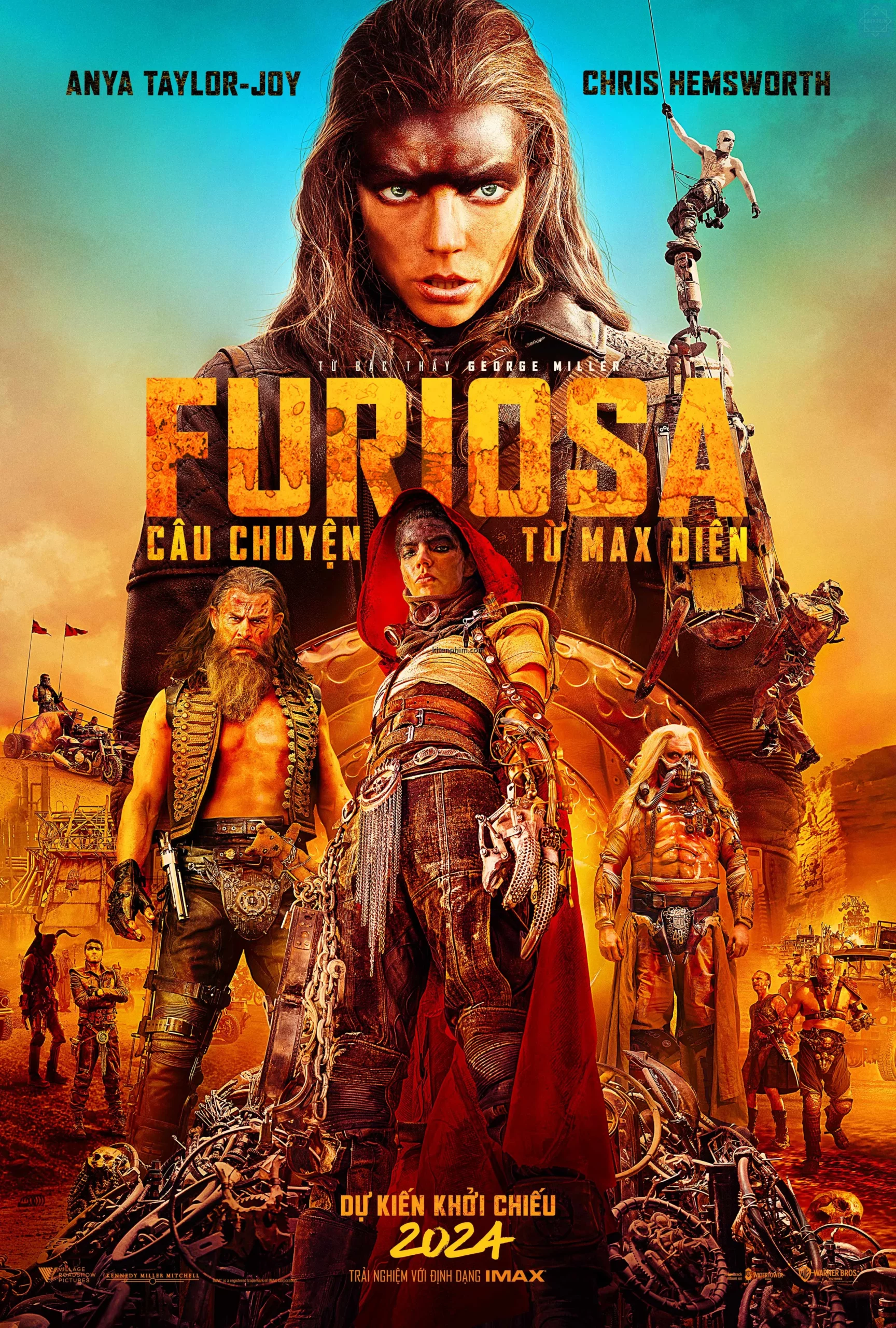 Poster phim Furiosa: A Mad Max Saga (Furiosa: Câu chuyện từ Max điên)